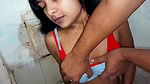 Desi gf having sex with bf in bathroom