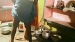 desi – A husband who has sex while his wife is doing housework