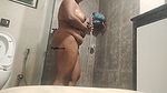 sexy chubby indian girl takes a shower