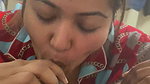 Desi Wife Making Husbands Limp Dick Hard by Blowjob