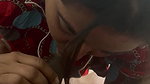 Desi Wife Making Husbands Limp Dick Hard by Blowjob