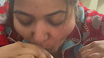Desi Wife Making Husbands Limp Dick Hard by Blowjob