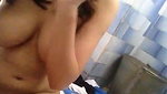 Sexy girl in bathroom