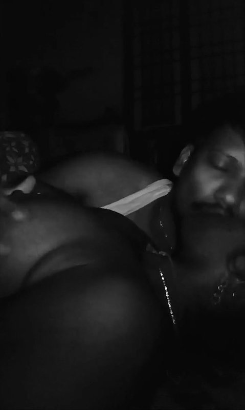 Indian wife big boobs kissing and pressing