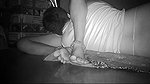Indian wife big busy kissing ass