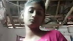 Village girl making video for lover