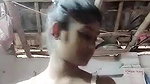 Village girl making video for lover