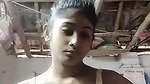 Village girl making video for lover