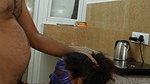 Sex Blog- Desi couple having romantic sex in kitchen