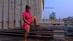 desi bhabhi outdoor standing pee