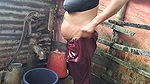 Beautiful girl is taking bath completely naked, Rupali Rupali