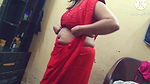 Cute bhabhi sexy?red saree bedroom sex video