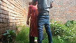 Indian hot girlfriend gets fucked by her boyfriend outdoor hard-core Desi sex video