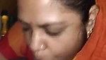 Desi sexy aunty suck her devar dick