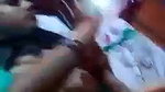 Mature guy fucking young maid in front of wife