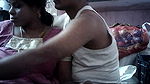 Indian house wife hot big boobs show and pressing