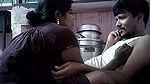 Indian house wife hugs and kissing