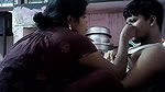 Indian house wife hugs and kissing