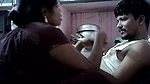 Indian house wife hugs and kissing