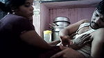 Indian house wife hugs and kissing