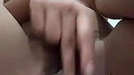 Young cutie fingering hard