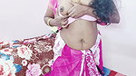 Indian telugu beautiful saxy saree housewife self