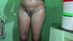 Indian Desi wife bathing