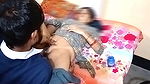 Indian dever fucked her bhabi pussy in bedroom dirty talking hindi sex