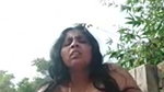 Village aunty outdoor video call fingering with here boyfriend