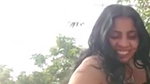 Village aunty outdoor video call fingering with here boyfriend