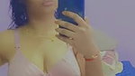 Desi Beautiful Tamil Cute Girlfriend Big Boobs Show & Saree Strip Mirror Selfies