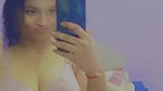 Desi Beautiful Tamil Cute Girlfriend Big Boobs Show & Saree Strip Mirror Selfies