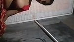 Indian hot house wife bathing video full open