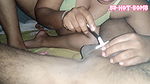 indian village wife shaving video