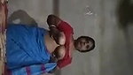Indian hot house wife open clothing show