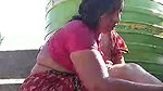 Desi Village house wife bathing video full open