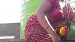 Desi Village house wife bathing video full open