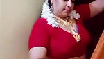 Tamil maami huge boobs navel show in saree