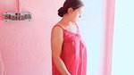 Beautiful cute wife wearing transparent clothes boobs are visible