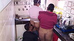 hot and sexy stepsister kajal and promila hardcore fucking with stepbrother in kitchen