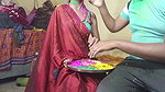 First time holi celebrate with beautiful Indian bhabhi