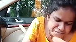 Desi sexy bhabi on car