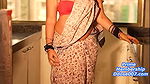 Anjali Gaud saree strip