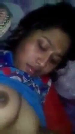 Village bhabi boobs press