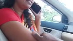 Bhabhi Pussy fingering by lover inside car