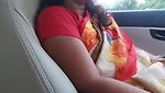 Bhabhi Pussy fingering by lover inside car