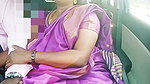 Telugu dirty talks, sexy saree aunty with car driv