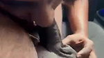 Cheater married bhabhi sucking like pro inside car