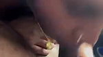Cheater married bhabhi sucking like pro inside car
