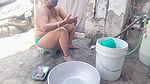 Big Boobs Desi Bhabhis Hot Video while Bathing